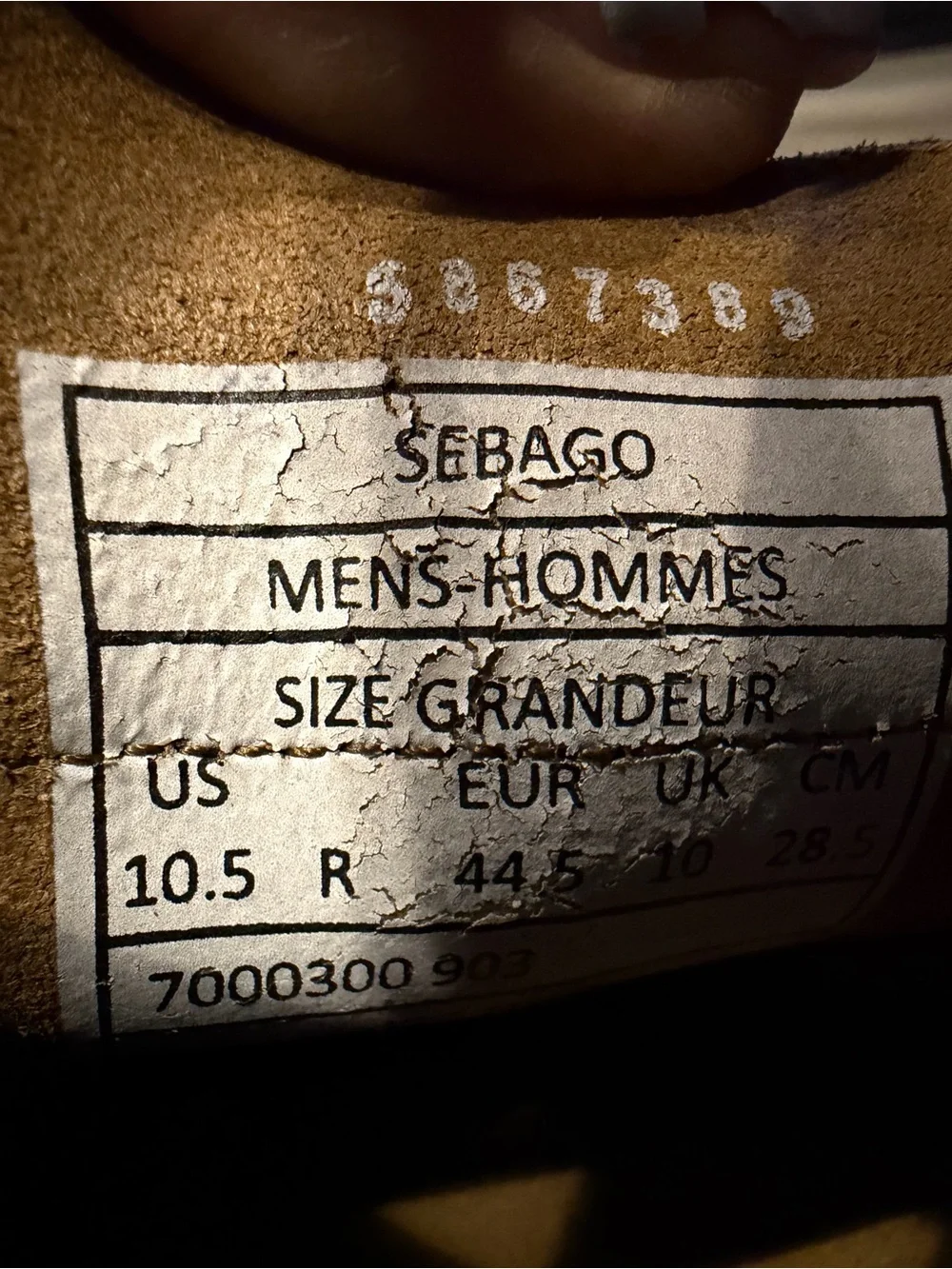 Sebago polished leather